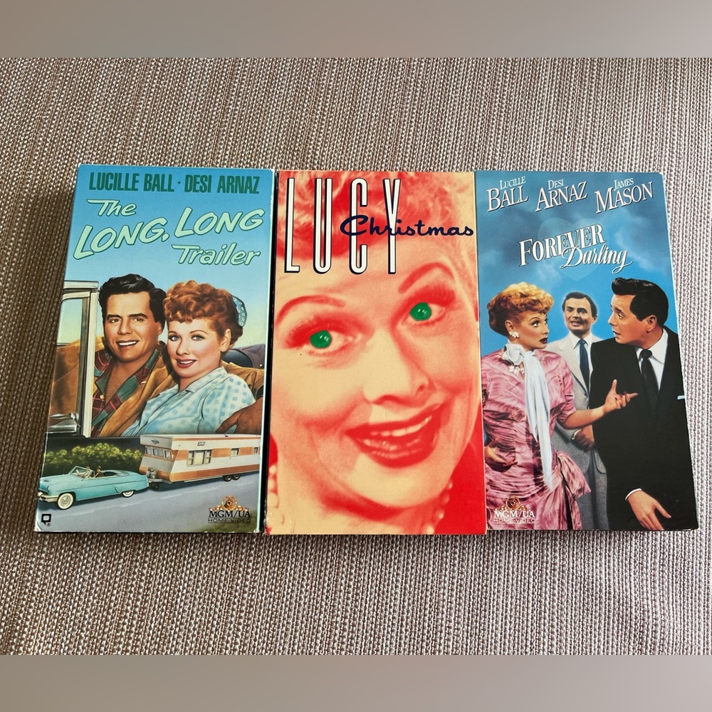 3 I Love Lucy VHS Tapes